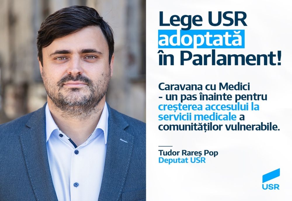 Legea USR Caravana cu Medici, adoptată în Parlament