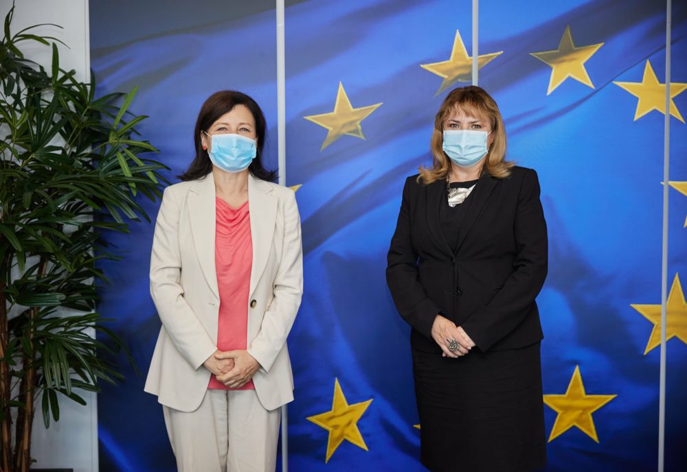 Președintele Senatului, Anca Dragu, întâlnire oficială cu vicepreședintele Comisiei Europene