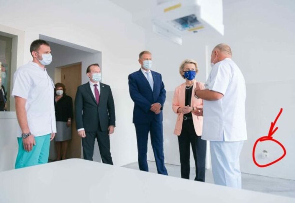 Fotografie virală după vizita șefei Comisiei Europene, Ursula von der Leyen, la București