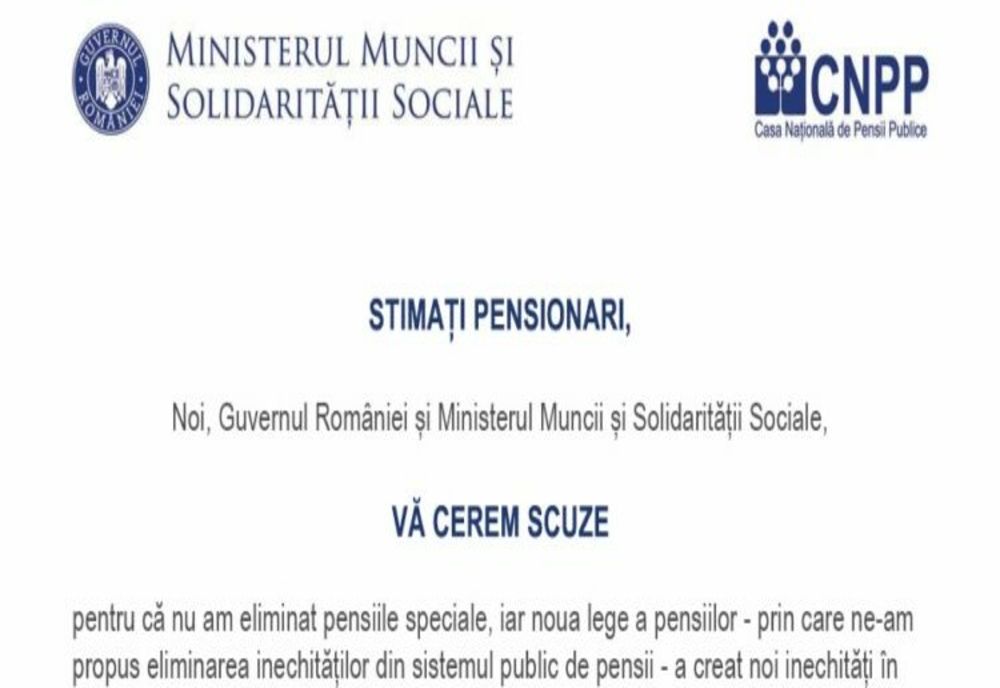 USR: AM CORECTAT SCRISOAREA PSD PENTRU PENSIONARI, IATĂ CUM AR FI TREBUIT EA SĂ ARATE