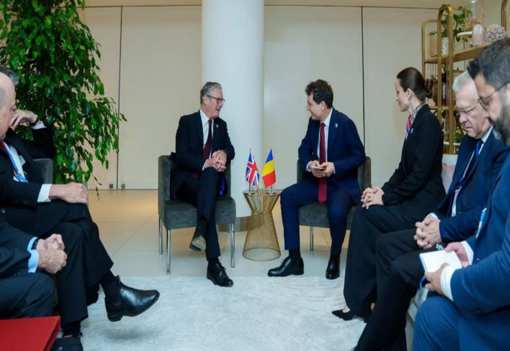 NICUȘOR DAN, ÎNTÂLNIRE BILATERALĂ CU PREMIERUL BRITANIC KEIR STARMER, LA SUMMITUL NATO DE LA HAGA