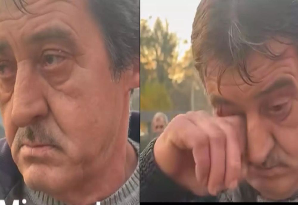 Imaginea disperării. Un angajat CE Oltenia plânge pentru că, la 58 de ani, va fi dat afară în numele austerității lui Bolojan - VIDEO