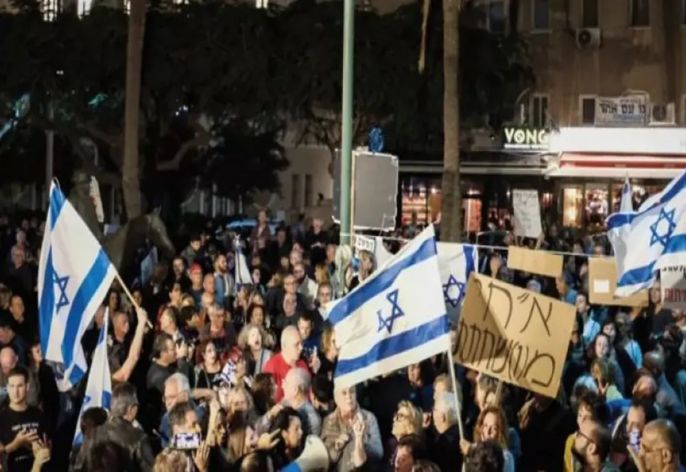 Peste o mie de israelieni au manifestat contra acordului de coaliţie