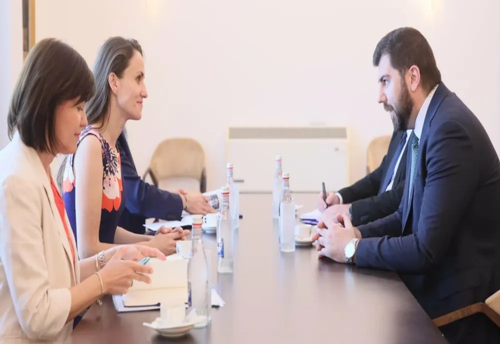 MINISTRUL DE EXTERNE, OANA ȚOIU, S-A ÎNTÂLNIT CU AMBASADORUL SÂRB; A RECONFIRMAT SPRIJINUL PENTRU PARCURSUL EUROPEAN AL SERBIEI