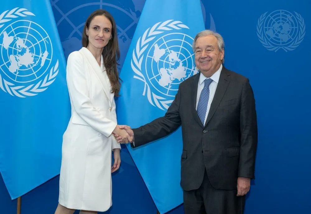 OANA ȚOIU, ÎNTÂLNIRE CU SECRETARUL GENERAL ONU; DIALOG PRIVIND EVOLUȚIILE REGIONALE ȘI SITUAȚIA DIN UCRAINA