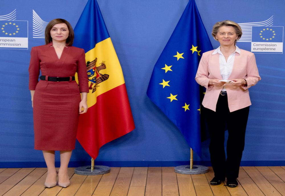 Maia Sandu, vizită oficială la Bruxelles. Şeful statului s-a întâlnit cu preşedintele Comisiei Europene, Ursula Von Der Leyen