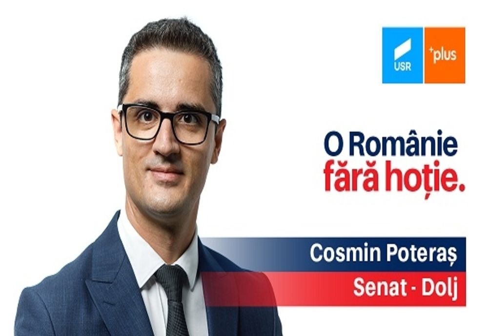 Senatorul USR PLUS, Cosmin Poteraş, iniţiativă legislativă care să prevină accesul funcţionarilor publici declaraţi incompatibili de ANI la alte poziţii de conducere la stat