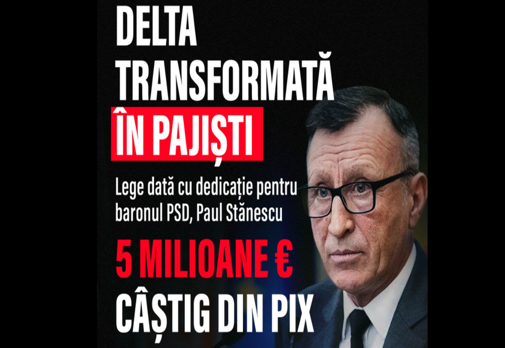 USR: Ministrul Agriculturii minte ca să acopere combinațiile PSD pentru familia lui Paul Stănescu