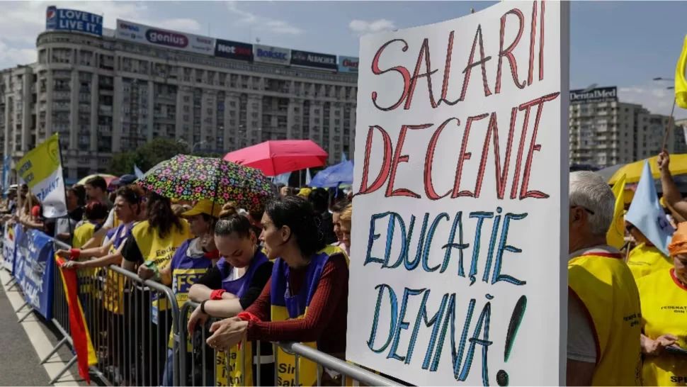 Protest al sindicatelor din Educatie