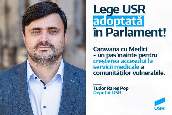 Legea USR Caravana cu Medici, adoptată în Parlament