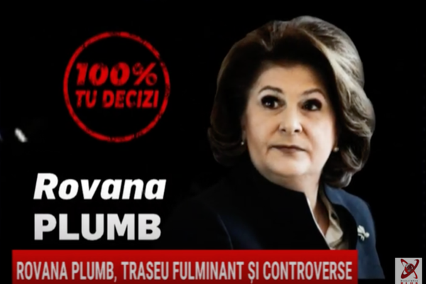 100% TU DECIZI! Rovana Plumb, traseu fulminant și controverse. Inginer, șefă la ANPC și președinte de partid