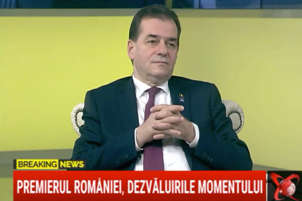 Premierul Orban: Împreună, PNL și USR-PLUS au peste 50% în Capitală