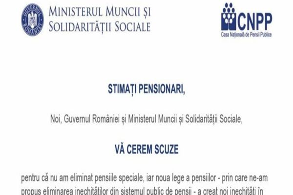 USR: AM CORECTAT SCRISOAREA PSD PENTRU PENSIONARI, IATĂ CUM AR FI TREBUIT EA SĂ ARATE