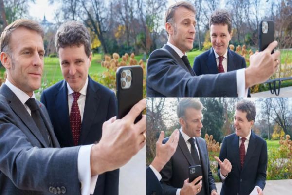 Nicușor Dan îl învață română pe Macron: ”Trăiască prietenia dintre România și Franța” -VIDEO