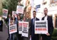 Protest USR la Ministerul Educației împotriva OUG care transformă universitățile în dezvoltatori imobiliari