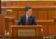 Strategie de apărare cu rânjete la pupitrul Parlamentului. Nicușor Dan a început să râdă în timpul discursului despre manipulare -VIDEO
